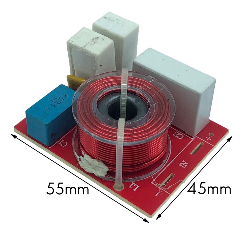 2 Way HiFi Speaker Frequency Divider 80W Crossover with Junction Box WEAH D222