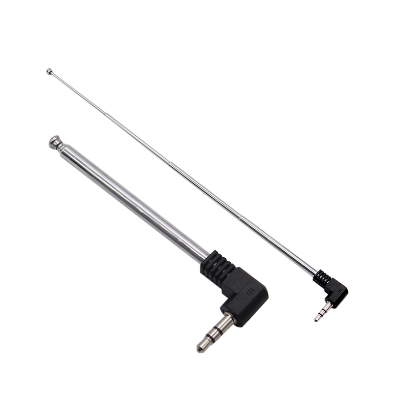 1pc 3.5 mm Signal Booster Retractable FM Radio Antenna Aerial for Mobile Phone Male Jack External Antenna