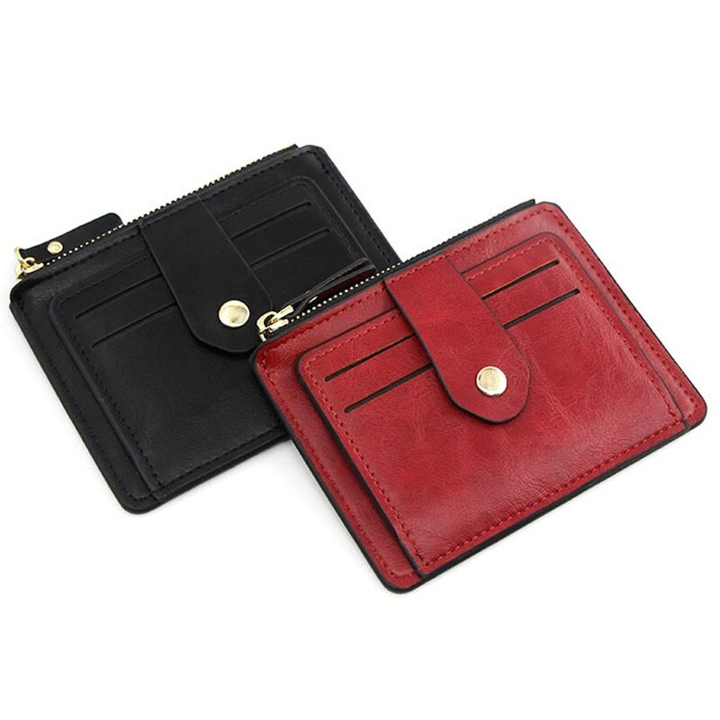 Slim Card Holder Front Pocket RFID Blocking Minimalist Wallet for women