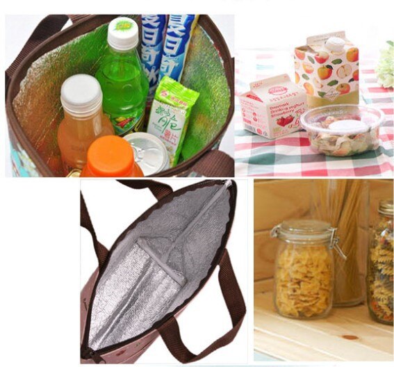 Kjølebag hold maten fersk termoposer matboks stor isolasjon og kaldpakke ispose piknikpose