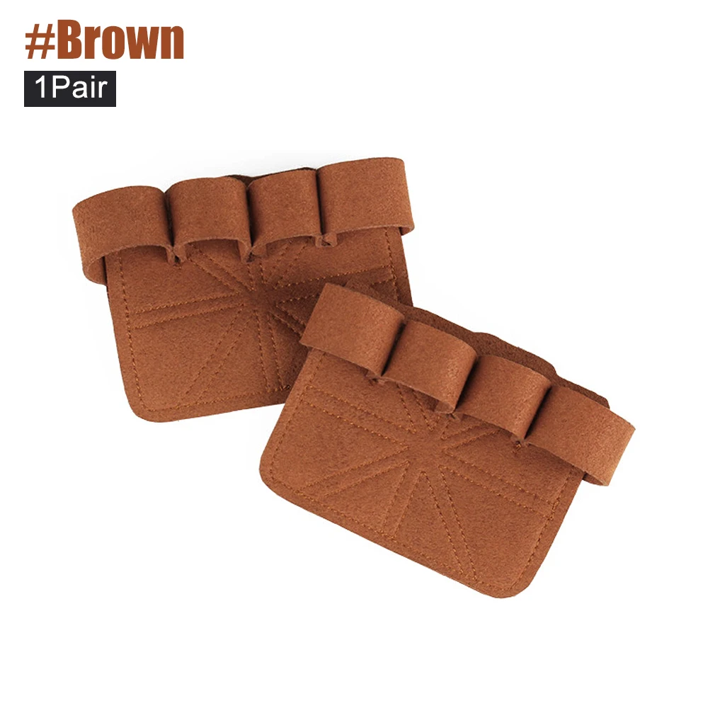 1 paio di guanti per le mani nudo per palestra fitness per sollevamento pesi, impugnatura imbottita antiscivolo per la protezione dei calli per l'allenamento incrociato, tiro su: giallo