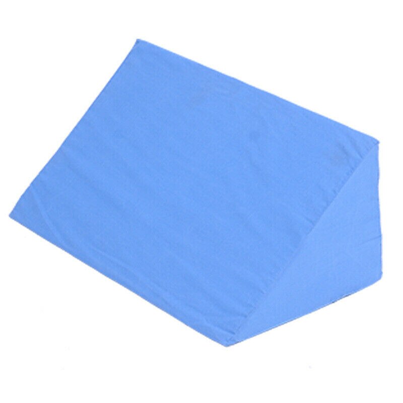 Aankomst Grote Zure Reflux Ondersteuning Wig Kussen met Gewatteerde Cover Pijn Ondersteuning Kussen: Blauw