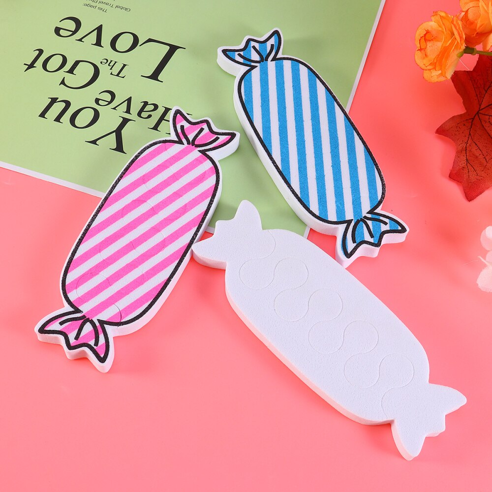 24pcs Toe Separators EVA Foam Candy Shape Soft Finger Toe Divider Spacers for Nail Art Pedicure Manicure: Default Title