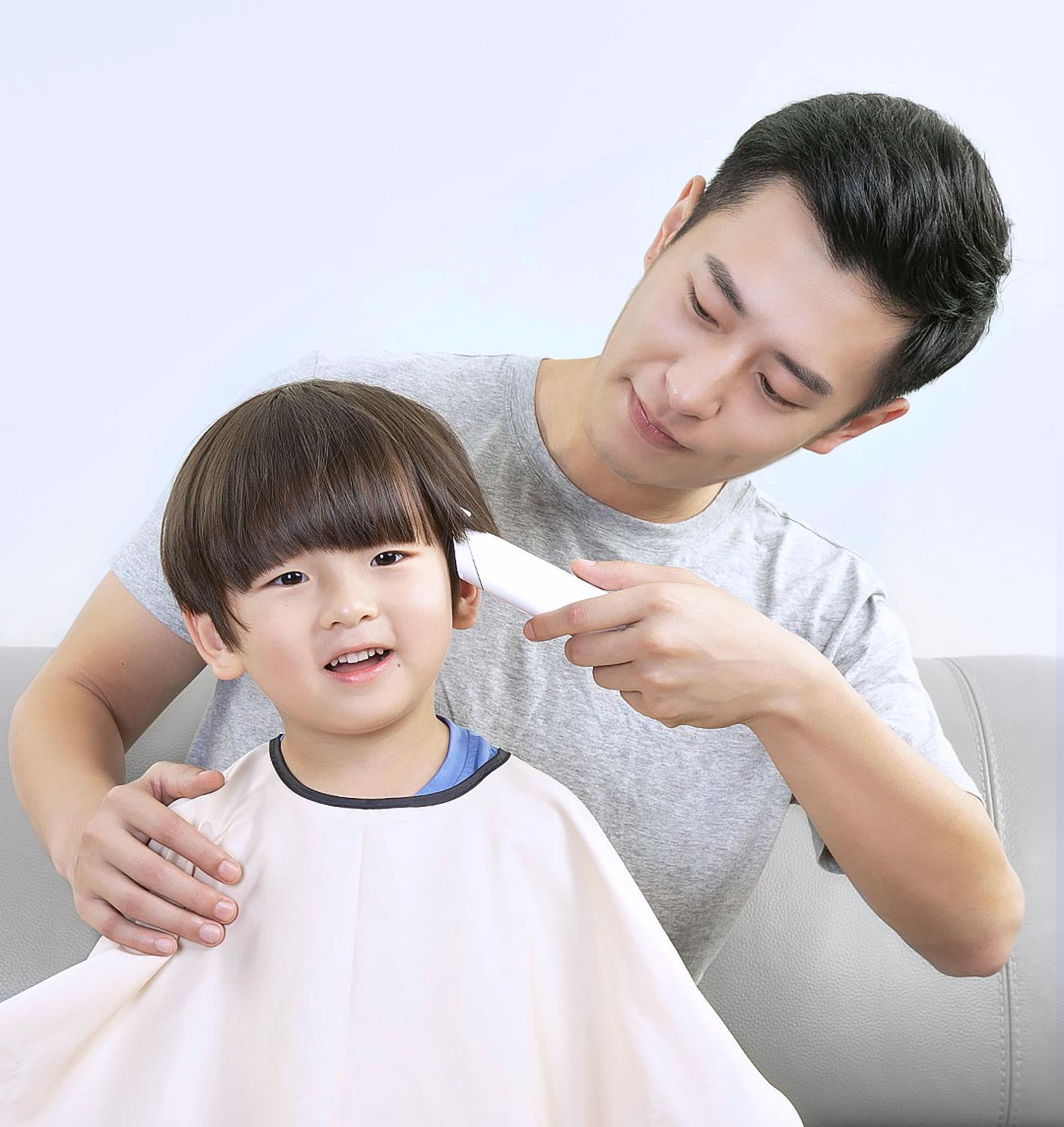 Xiaomi ENCHEN Hair Trimmer For Men Kids Cordless USB Rechargeable Electric Hair Clipper Hairs Cutter Machine With Scissors Shawl