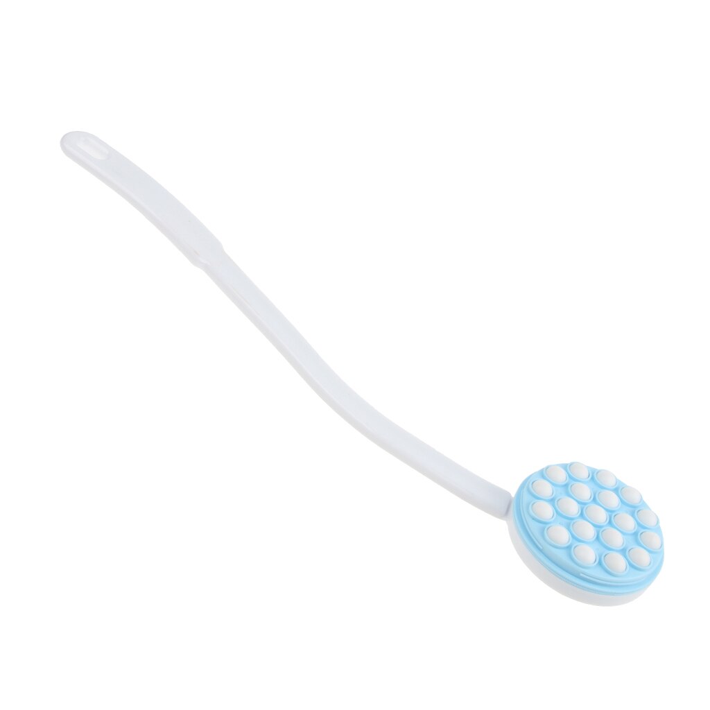 Elderly Disabled Patient Long Handle Bath Shower Back Massage Brush Scrubber