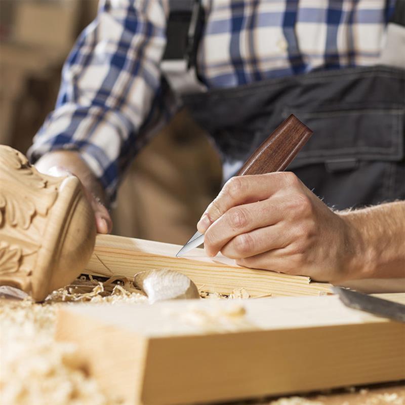 Carving Knife Chisel Woodworking Cutter Hand Tool Set Wood Carving Knife DIY Peeling Woodcarving Sculptural Spoon Carving Cutter