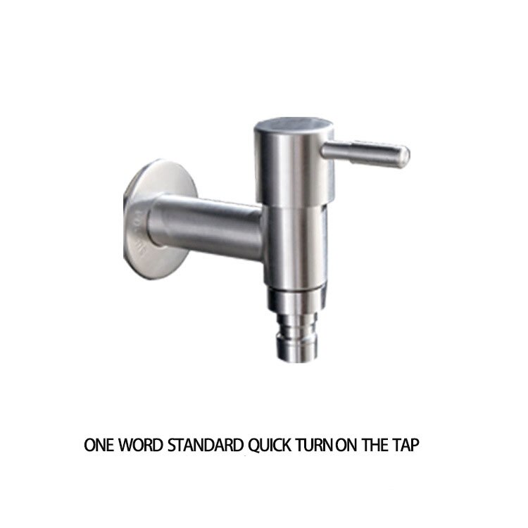 ZOTOBON Convenient Washing Machine Faucet Brass Tap Chrome Plated Water Outlet Kitchen Bathroom Bidet Faucet Fast on Faucets M11: 5
