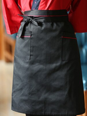 Japanse Koken Dienst Schort Geborduurd Patroon Schort Chef Schort: 14