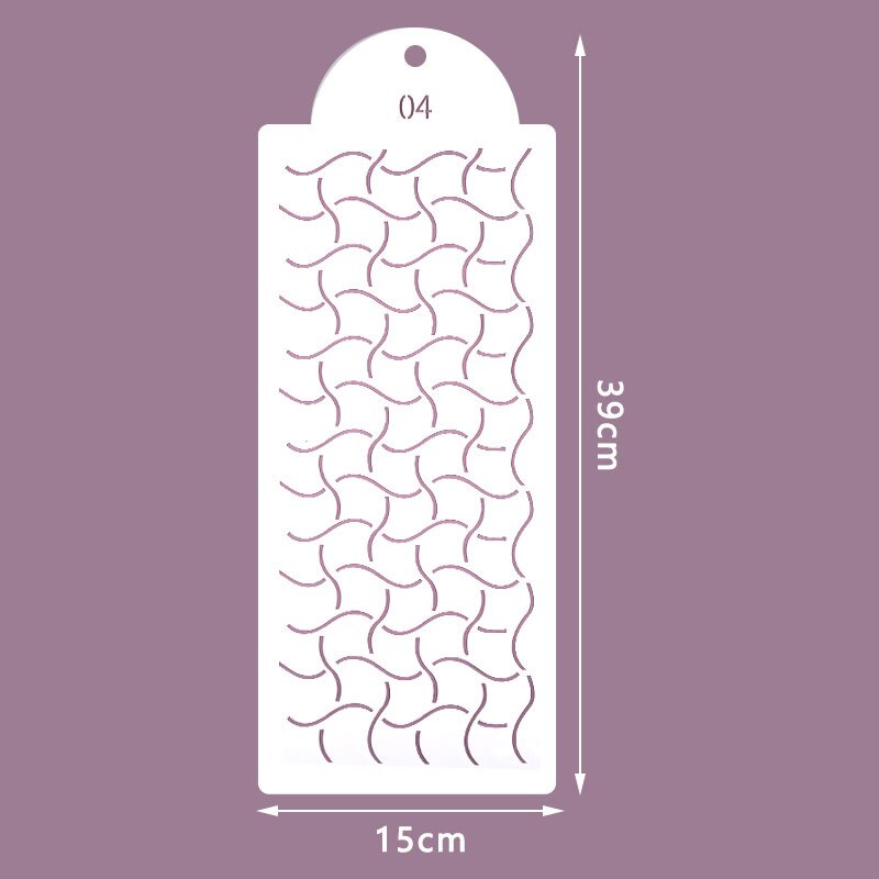 Cake Stencil Lace Cake Boder Stencils Cake Decorating Tool Fondant Printingtemplate Diypastry Drawing Mold Kitchen Baking Tool: Style D