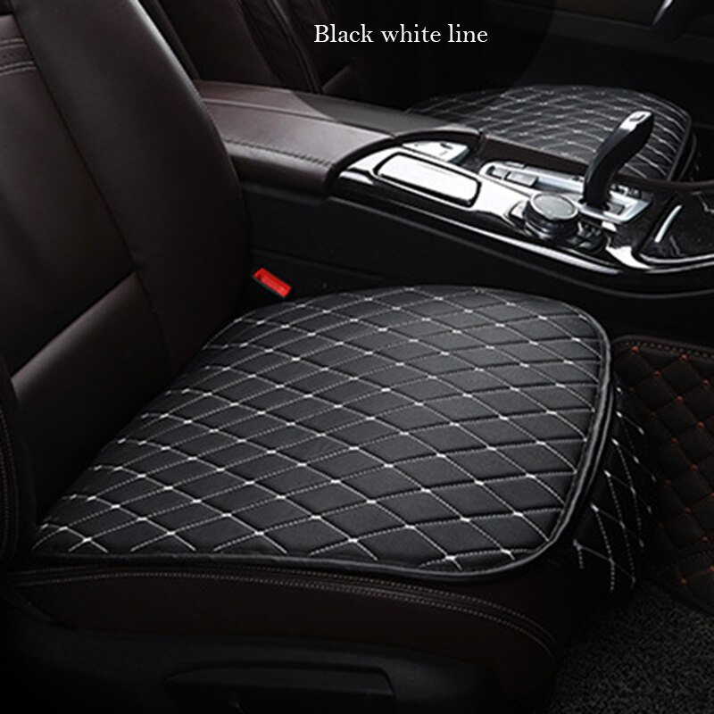 Universele autostoel cover zitkussen voor kia rio 3 ceed cerato picanto soul sportage spectra ochtend Alle modellen auto accessoires: Black white 1 piece