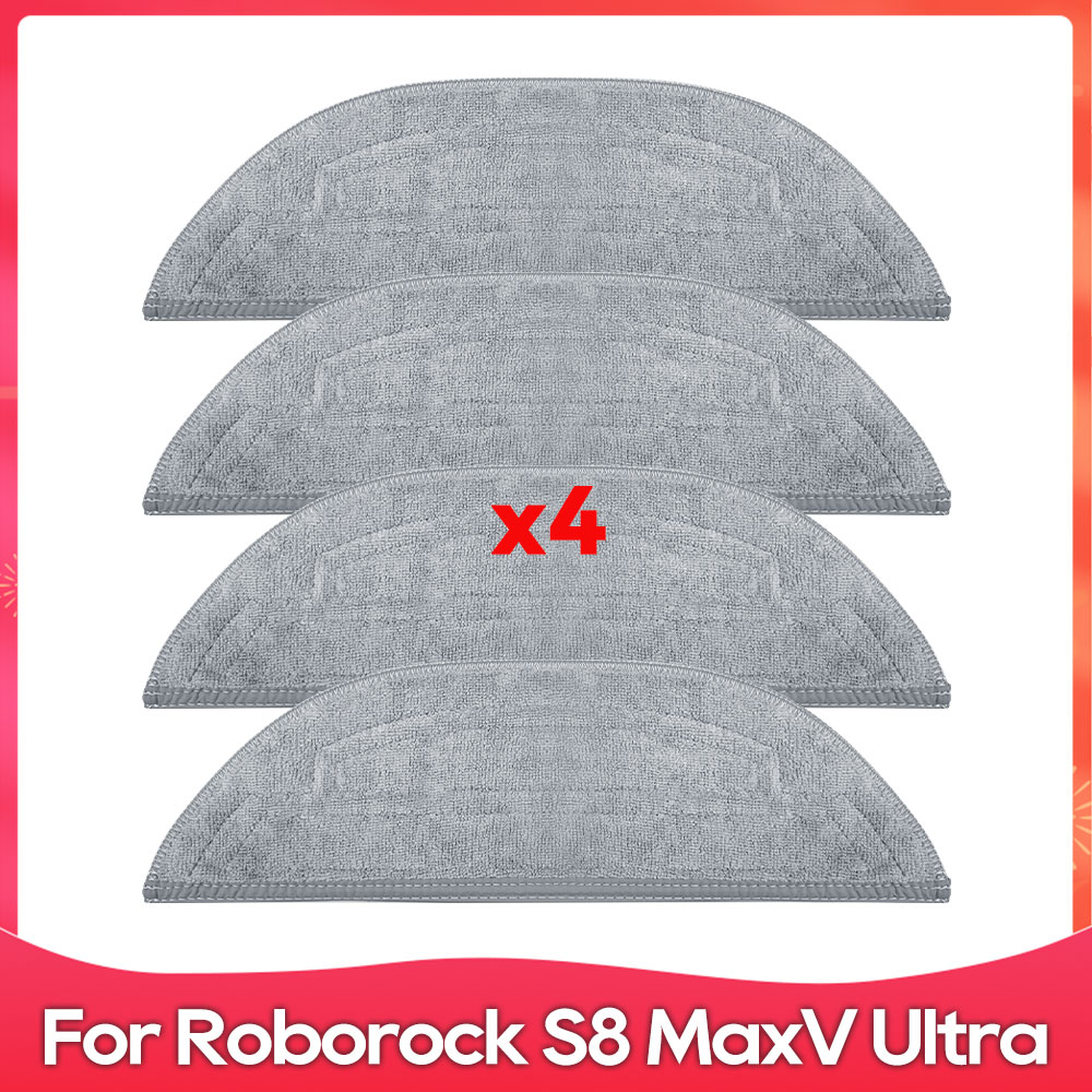 Geschikt Voor ( Roborock S8 MaxV Ultra ) Reserveonderdelen voor Robotstofzuiger Hoofdzijborstels Dweildoeken Hepa-filters Stofzakken Accessoires