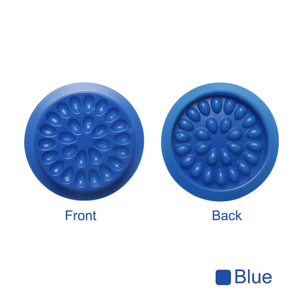 10 stücke Kleber Dichtung Pad Für Wimpern Verlängerung Transparent Kleber Halter Wimpern Kleber Kunststoff Kleber Palette Paste Eeyelash Werkzeuge: Blue