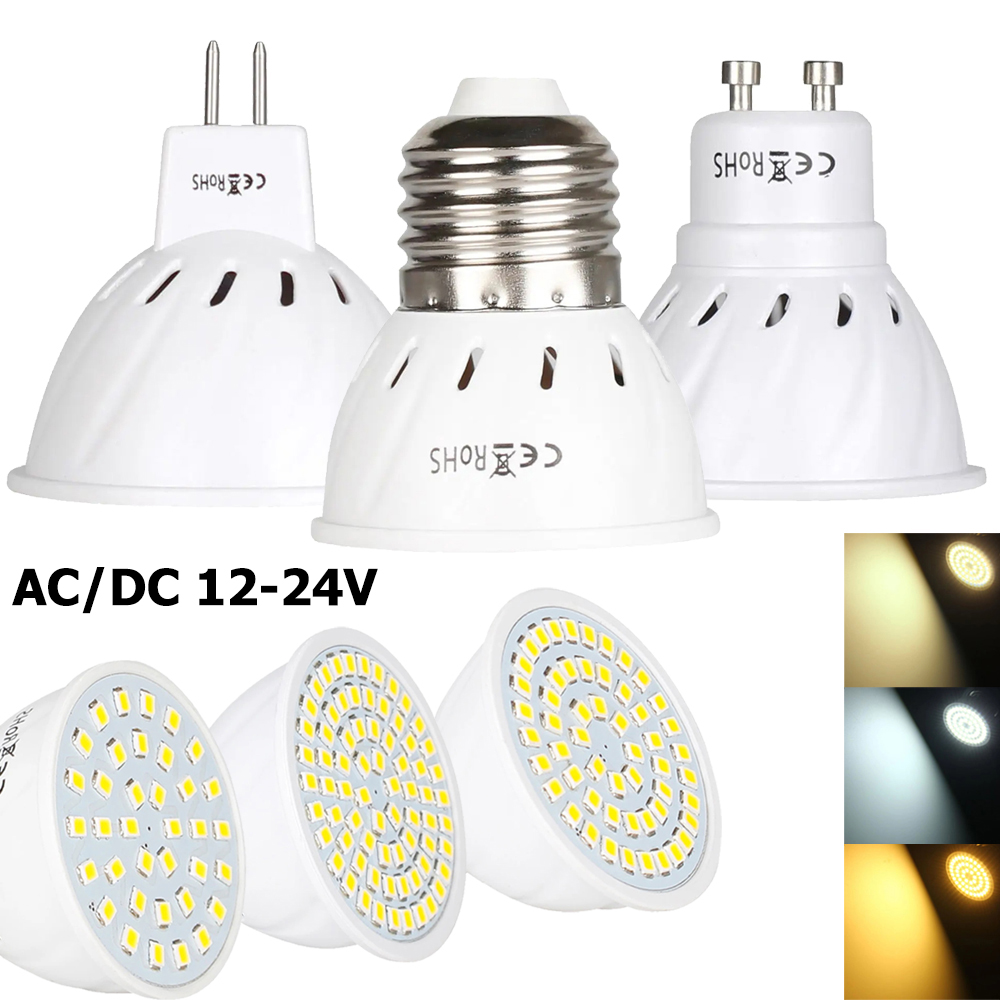 LED-Scheinwerferbirnen 6W 8W E27 GU10 Herr16 Hellste 3000K-6000K Kühl/warm/neutral ersetzen Halogenleuchten Deckenlampe 12V/24V