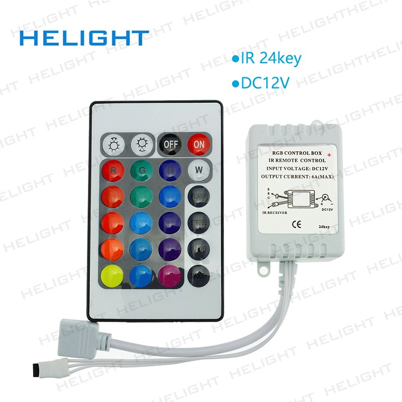 DC12V IR 24Key 44Key RGB strip controller IR Remote Controller Infrared Remote Controller for RGB LED Light Strips 5050 3528