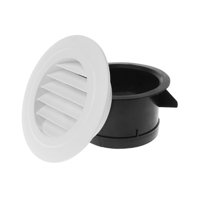 Air Vent Extract Valve Grille Round Diffuser Ducting Ventilation Cover 100mm N84C