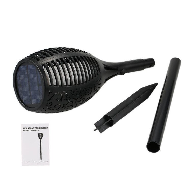 12LED 33LED Solar Flame Zaklamp Knipperende Waterd... Grandado