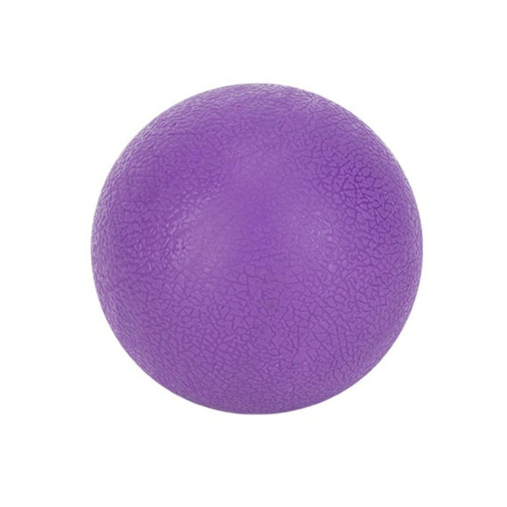 63mm Lacrosse Bal Fitness Massage Bal TPE Rubber Hockey Trigger Punt Ontspanning Zelf Massage Yoga Bal Training Fascia: Violet