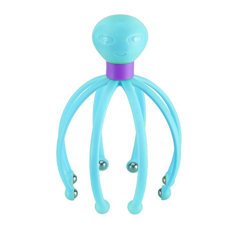 1 pz massaggiatore testa massaggio collo polpo cuoio capelluto Stress Relax Spa guarigione lega strumento sanitario massaggio testa corpo strumento di bellezza: 07
