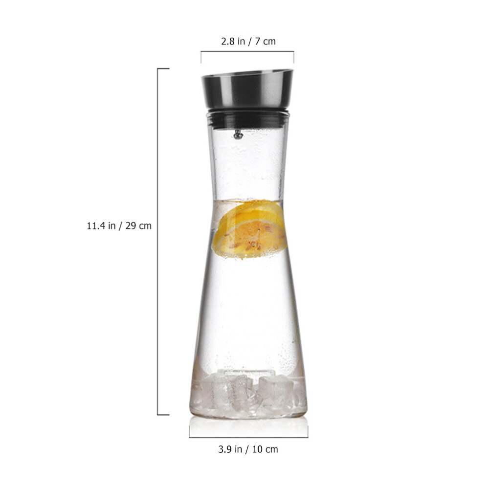 Recipiente de cristal resistente al calor, Portable, transparente, a prueba de agua, soporte para té, 1 Uds.