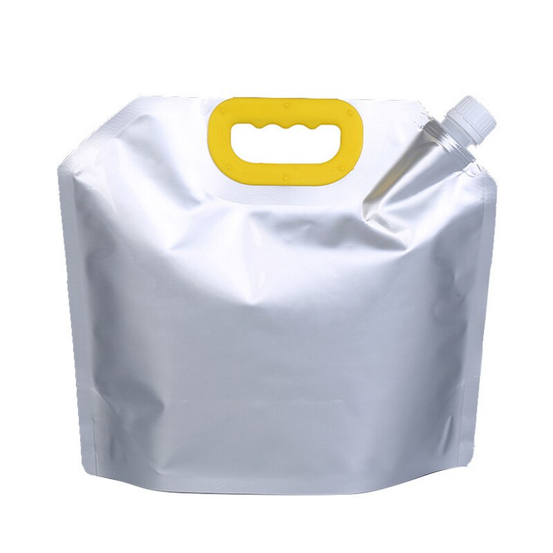 Stående pip vätskepåse återanvändbar tålig aluminiumfoliepåse öljuice dryckespåse förseglad förpackningspåse portabel 20 st/lot