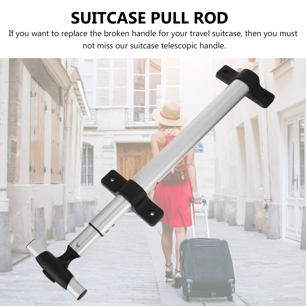 1Pc walizka podróżna uchwyt teleskopowy bagaż na kółkach przypadku zamienne wymiana części uchwyt teleskopowe pręty akcesoria robić naprawy