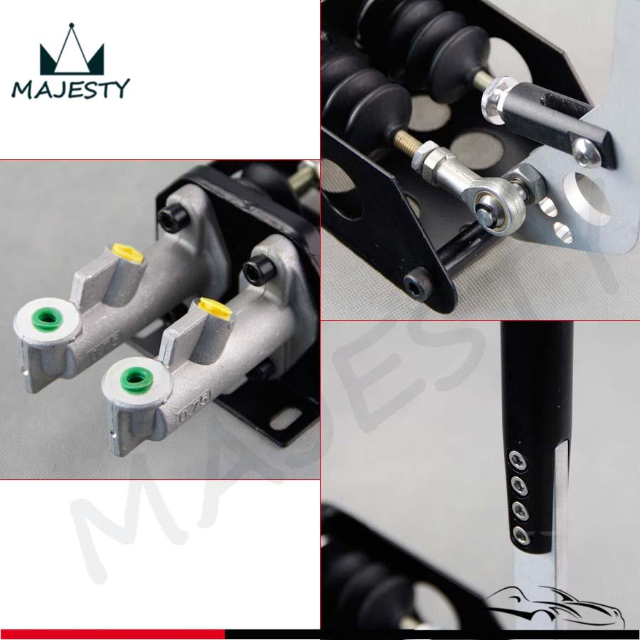 Dubbele Hoofdremcilinder Hydraulische Drift E-Brake Racing Handrem Lever Universal