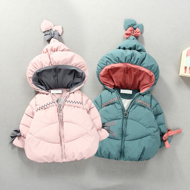 Veste d'automne et d'hiver pour bébés filles, en coton, vêtement pour les enfants garçons, vêtements rembourrés de coton