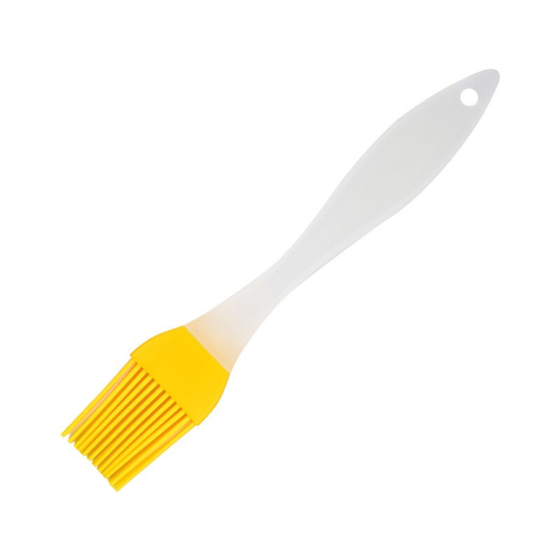 Food Silicone Brush Smear Brush Barbecue Baking Pan Bread Chef Pastry Oil Barbecue Pan Tool Household Kitchen Accessories: Yellow