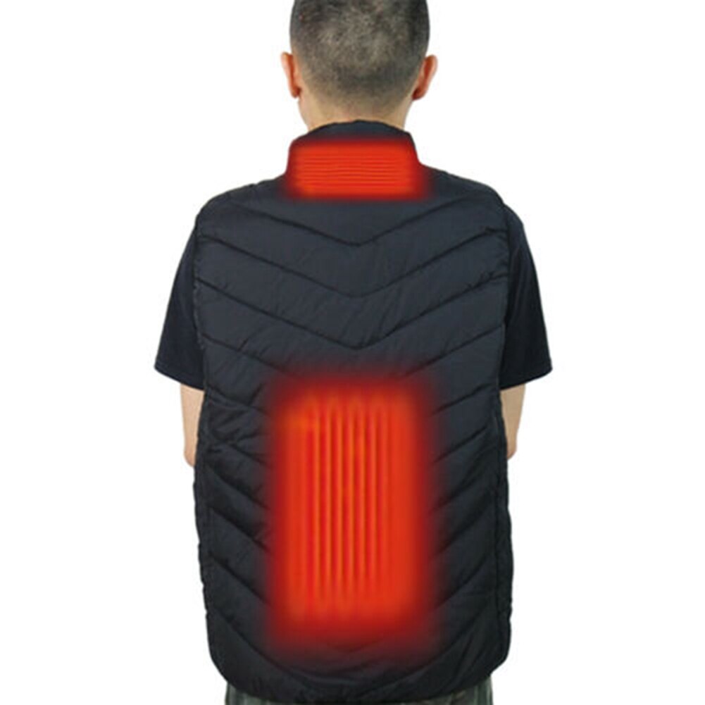 Almohadilla calefactora calentador de manos USB película de calentamiento chaleco térmico infrarrojo eléctrico de invierno chaqueta calefactora almohadilla de abrigo para cuello de cintura