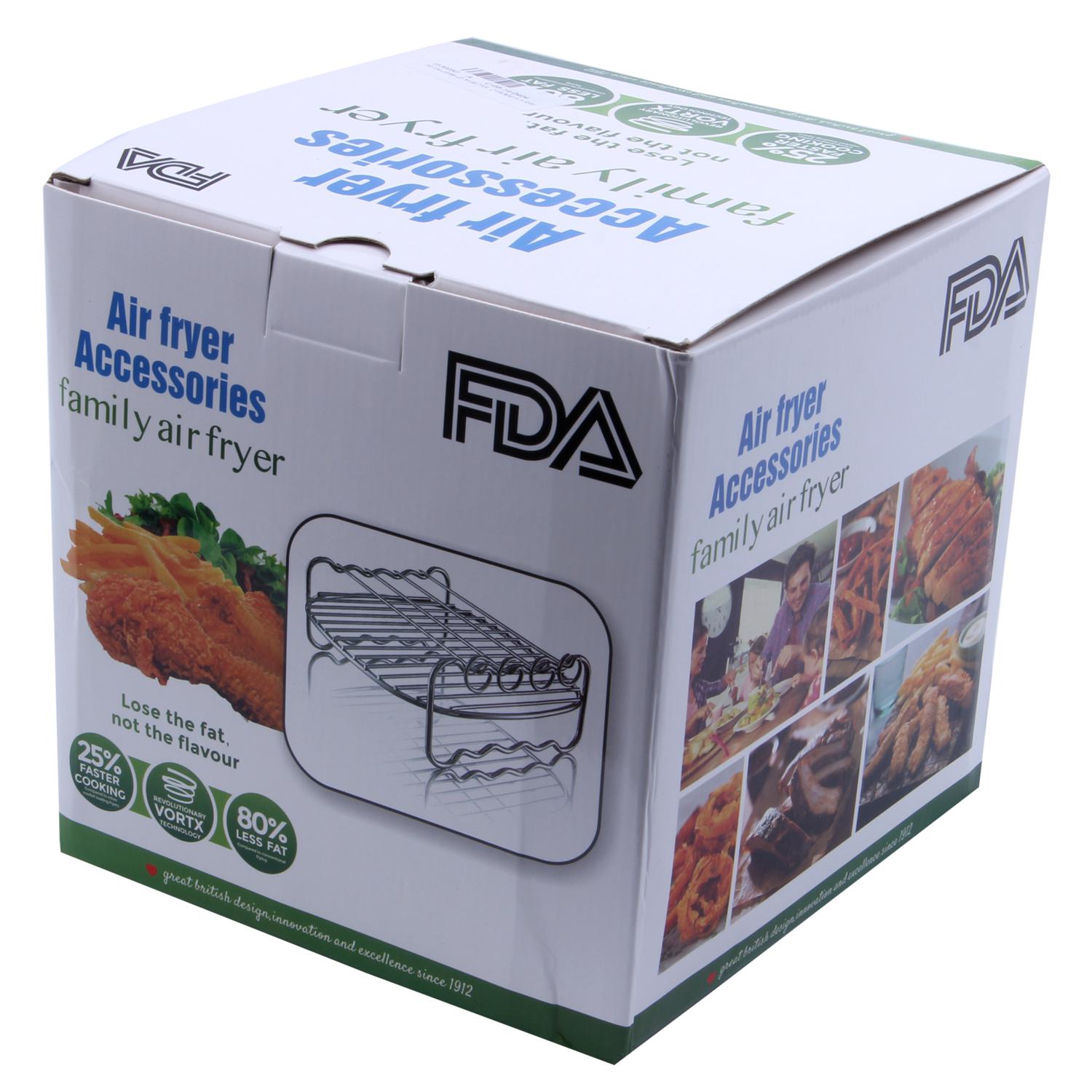 Electric Air Fryer Deep Oven Cooker with Recipe,1300 W, Time and Temperature Display, Touch-Screen Control, Detachable Dishwas