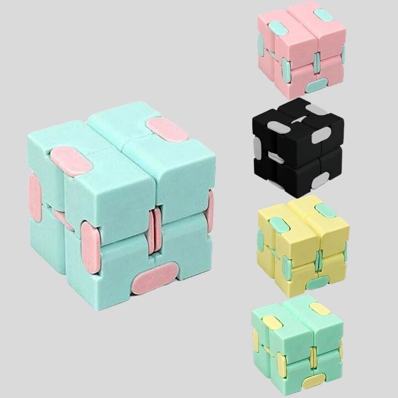 Trending Antistress Oneindige Fidget Speelgoed Infinity Cube Magic Cube Kantoor Flip Stress Reliever Autisme Speelgoed Ontspannen Speelgoed Voor Volwassenen
