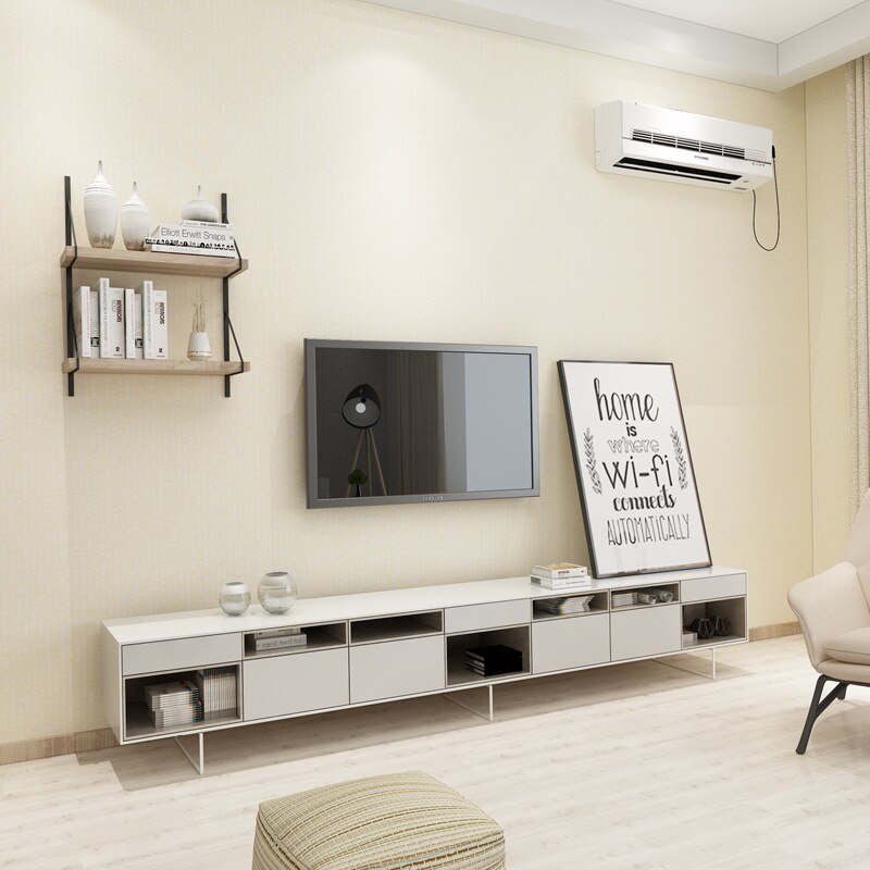 Roll wallpaper Modern simple plain non woven wallpaper bedroom living room wallpaper Hotel solid color wallpaper U187