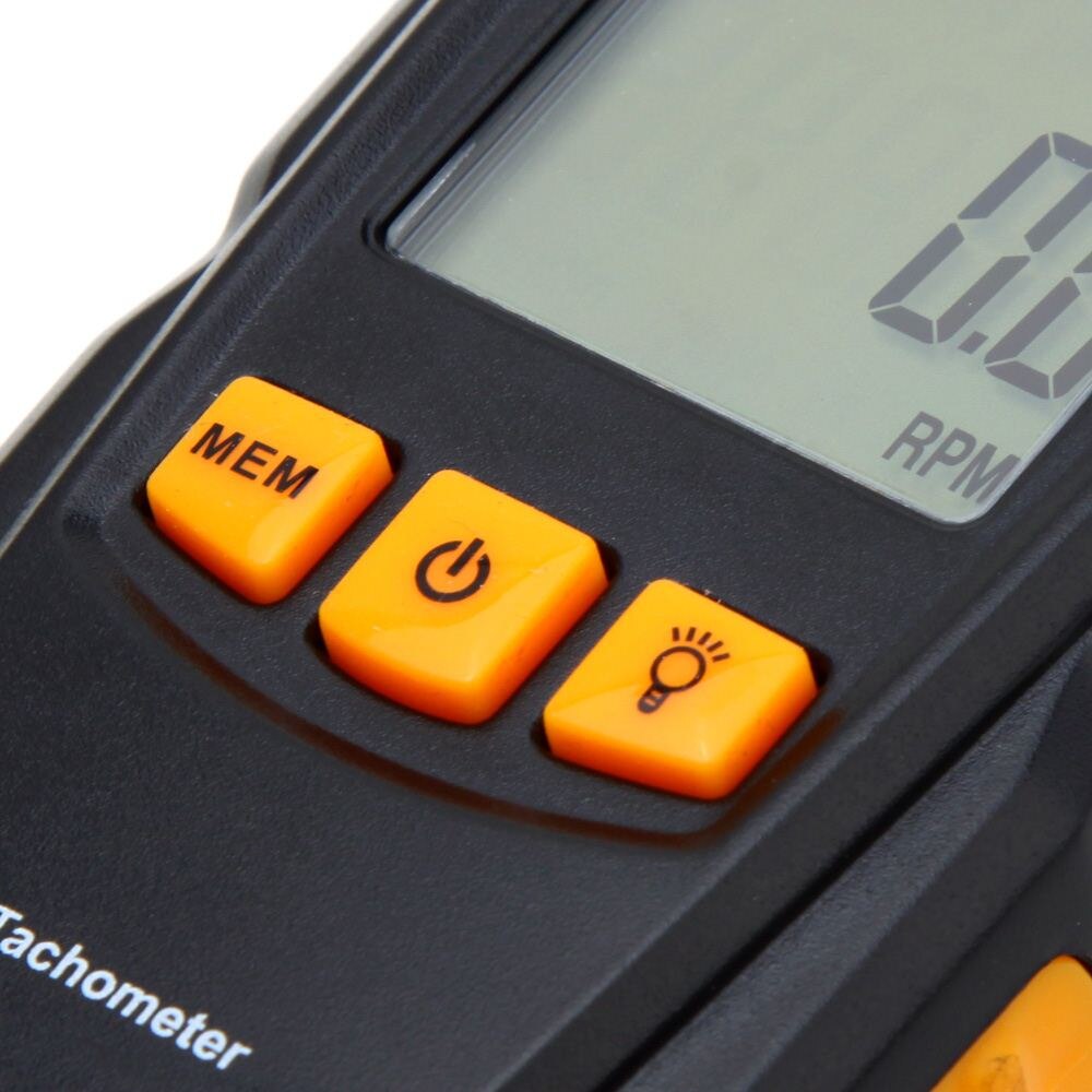 shahe Electronic Tachometer 2.5-999.9rpm Digital Speedometer Tachometer Speed Measuring Instruments