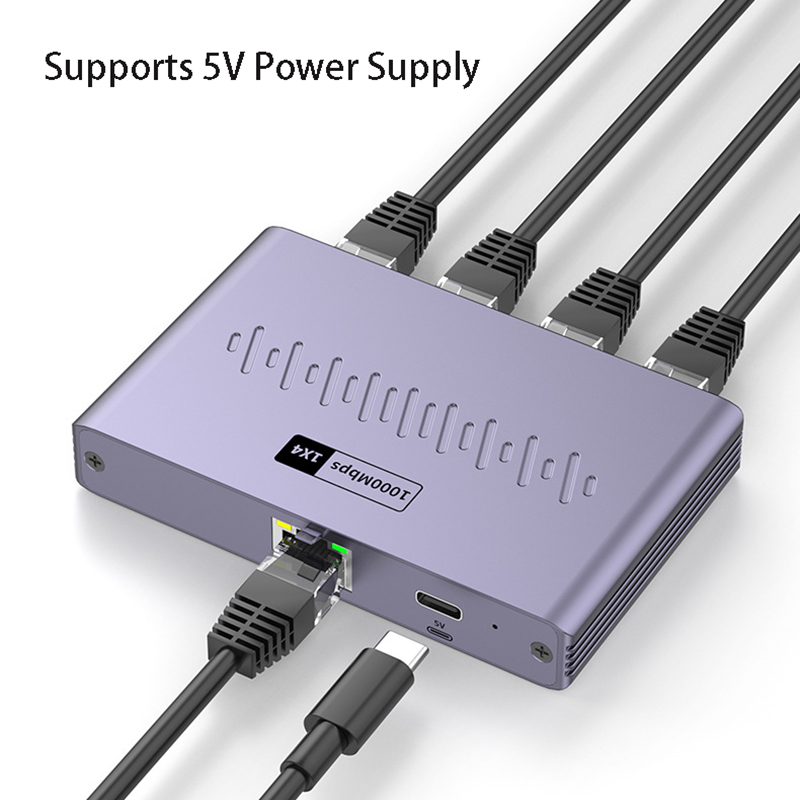 Rj45 divisores de cabo de rede, 1 to switches ethernet gigabit de 4 portas, 2 adaptadores de expansão de internet lan de 1000 mbps ,  rj45 conversores de rede.