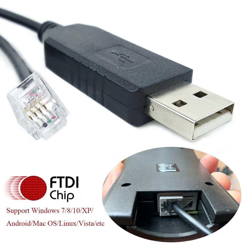 USB to RJ9 Cable for Celestron NexStar Telescope Console Upgrade