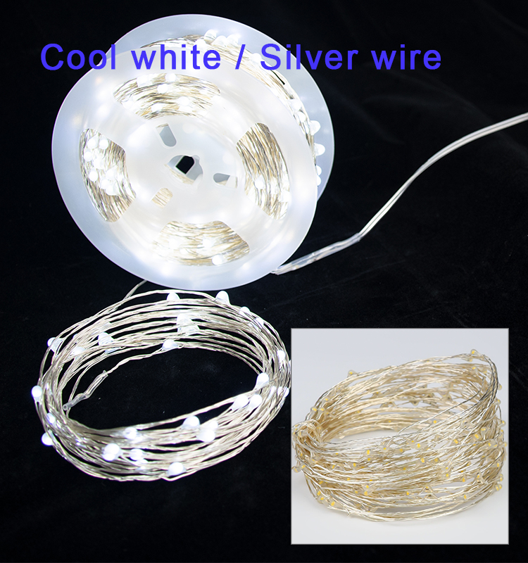 30M 50M 100M 120M LED String Lights Copper Wire Fairy Light Waterproof Garland for Christmas Wedding Room Decoration: WHITE / 650W