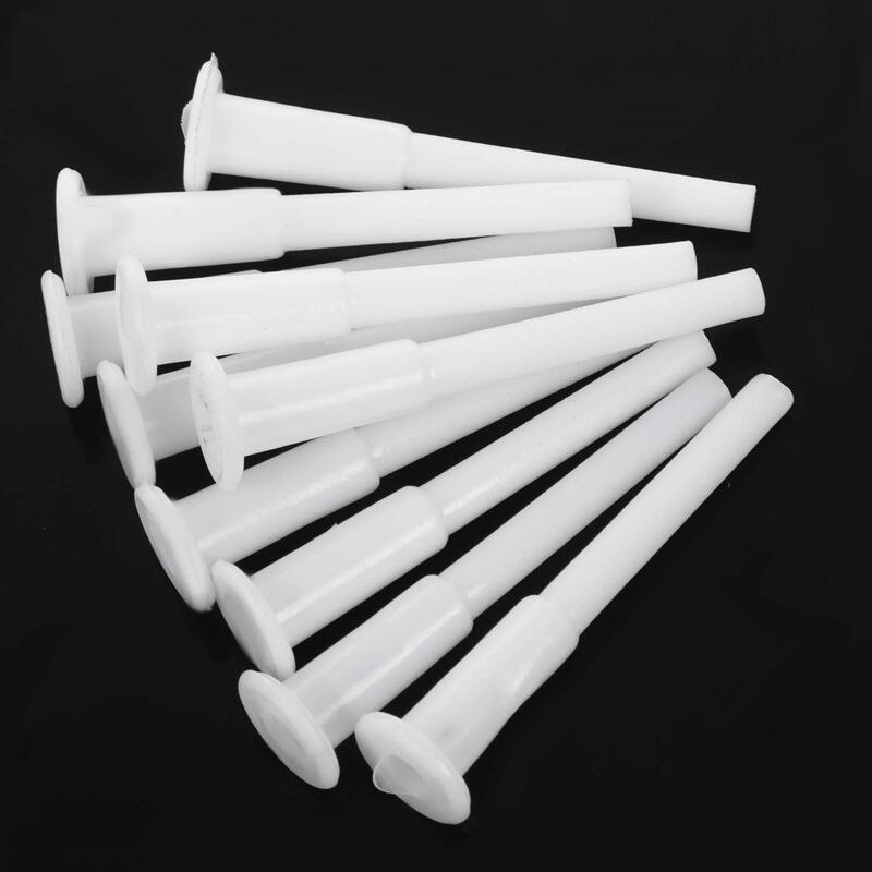 10x fitness träning sport yoga boll uppblåsbar säng pool luftpropp plug pin vit