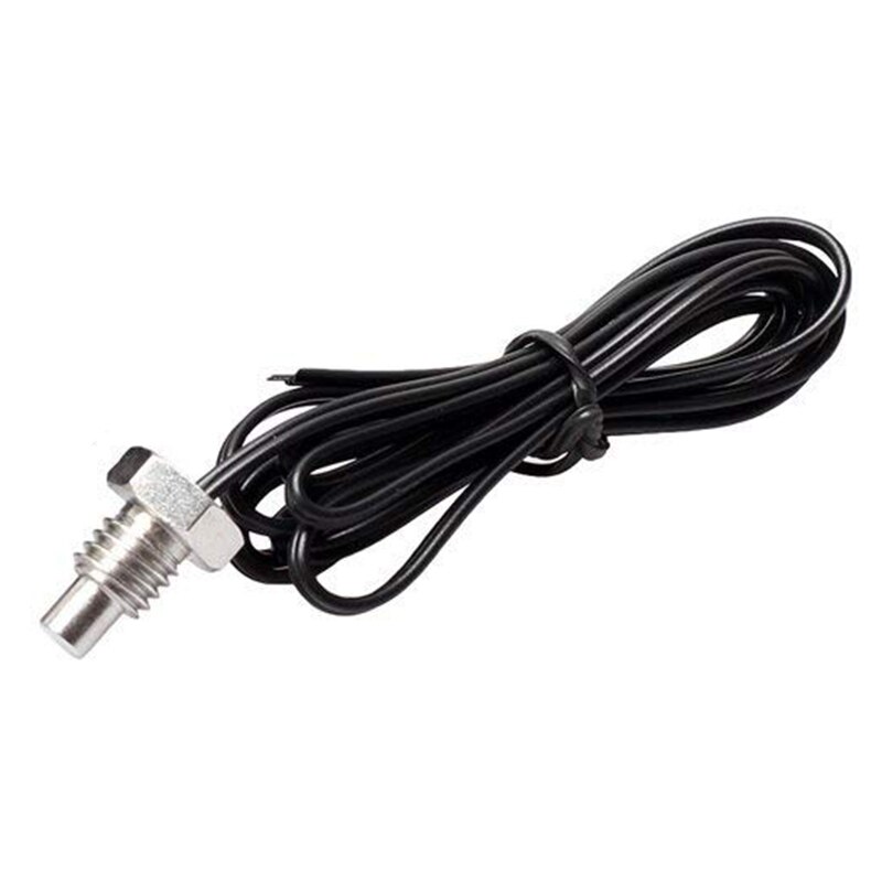 2pcs NTC 10K M8 Thermistor Temperature Sensor with Thread Probe Cable Easy Installation: Default Title