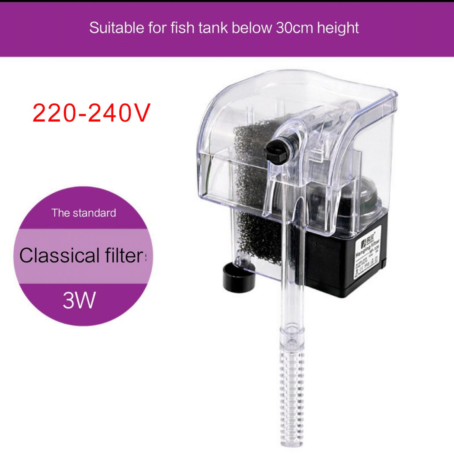 Aquarium Filter Wasserfall Filter Wasser pumpe Externe sauerstoff pumpe filtr ryby Kaskade Filter: HF-120
