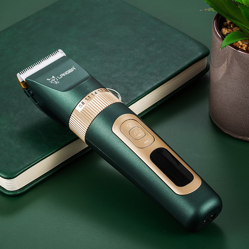 Pet Dog Electric Shaver Rechargeable Dog Grooming Barber Razor Electric Clipper for Cat and Dog Hair Trimming
