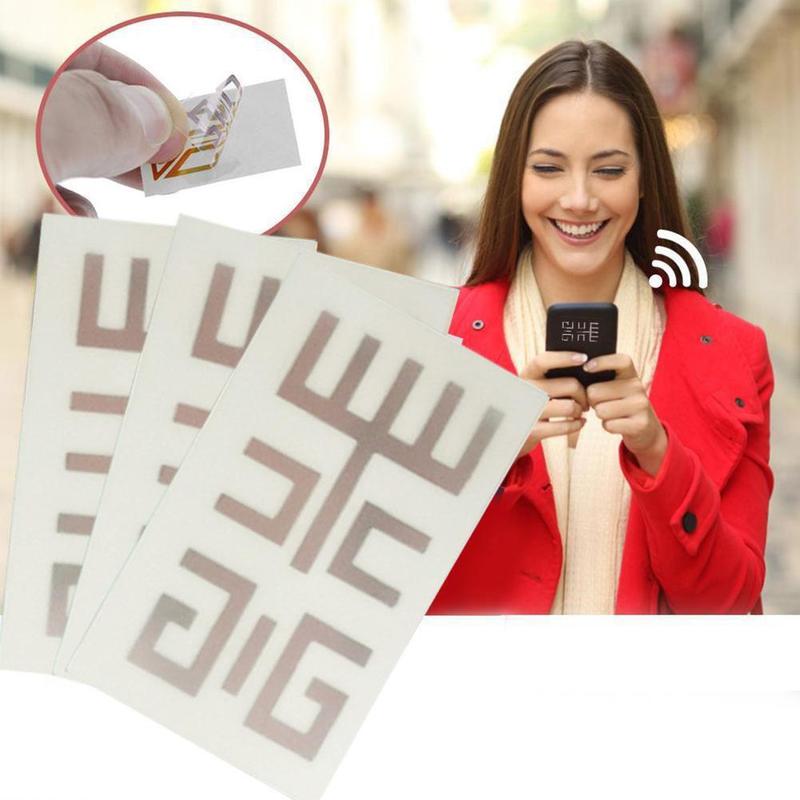 1 Uds., pegatina de mejora de señal de teléfono móvil, antena de teléfono móvil, señal de refuerzo, señal de refuerzo, amplificador 4G para teléfono móvil