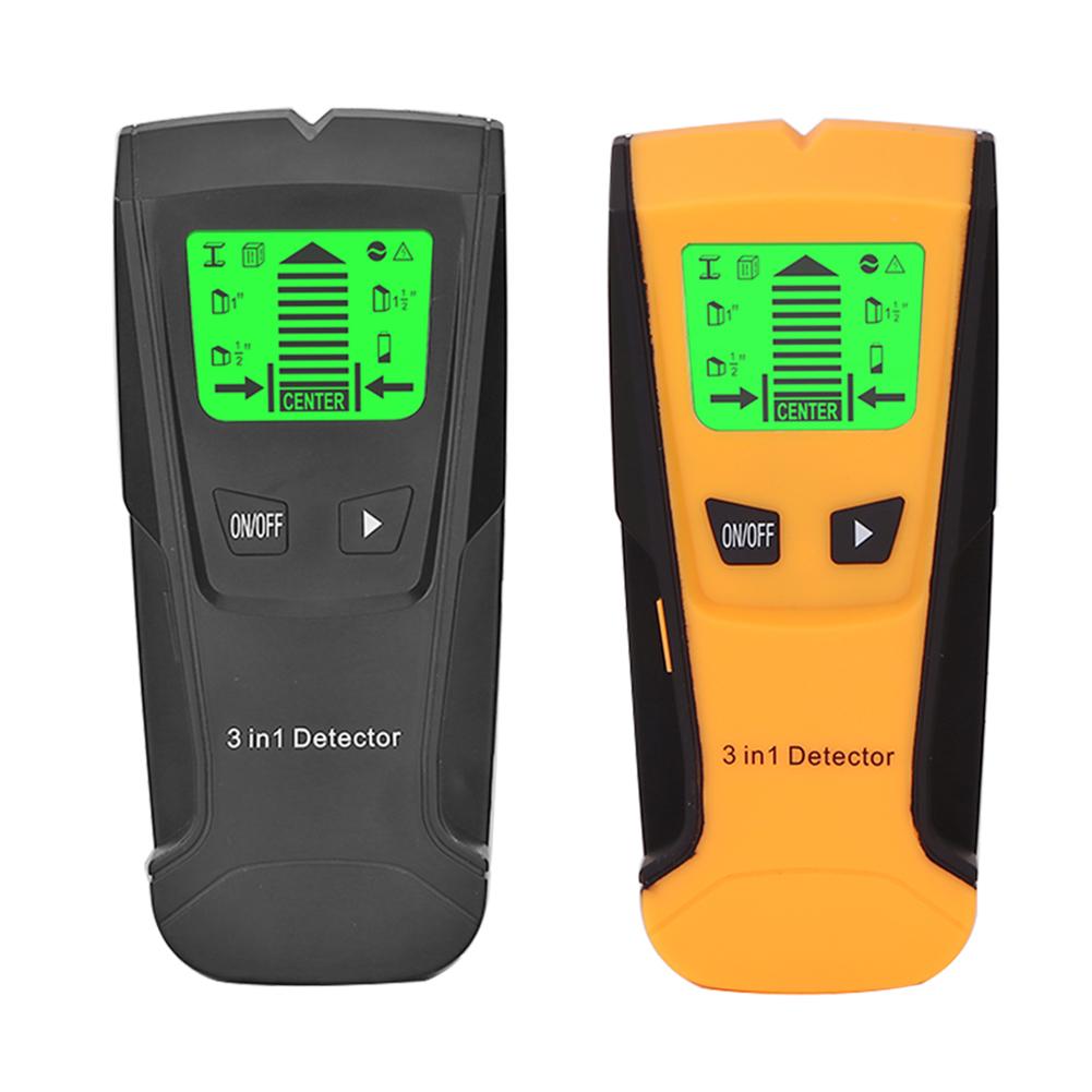 Détecteur de métaux trouver des goujons de bois en métal câble ca tension fil en direct détecter Scanner mural détecteur de boîte électrique détecteur mural 3 en 1
