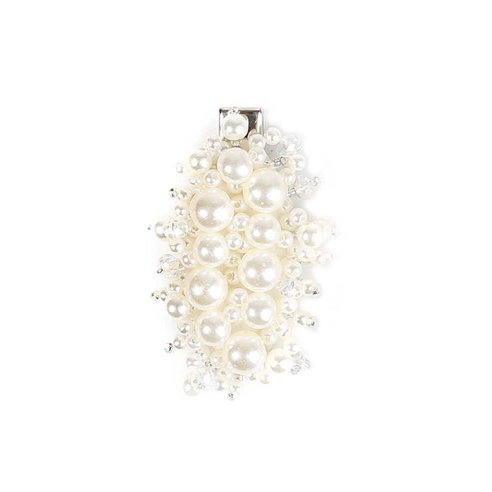 novedosa Clip de perla para el cabello de encaje para las mujeres Diadema con de Peine pasador de horquilla de barra Accesorios para peinados
