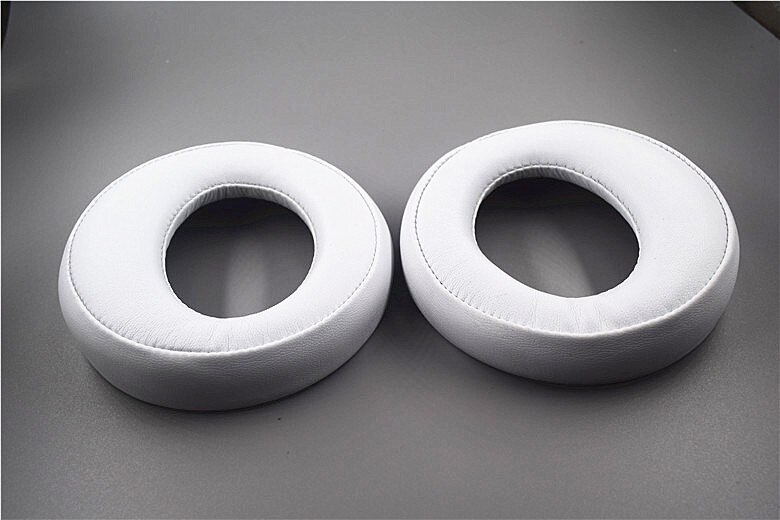 Originele Black Ear Pad Kussen Oorbeschermer Oorkussen Voor Sony Goud Draadloze PS3 PS4 7.1 Virtual Surround Headset CECHYA-0083(L + R): White Ear pads