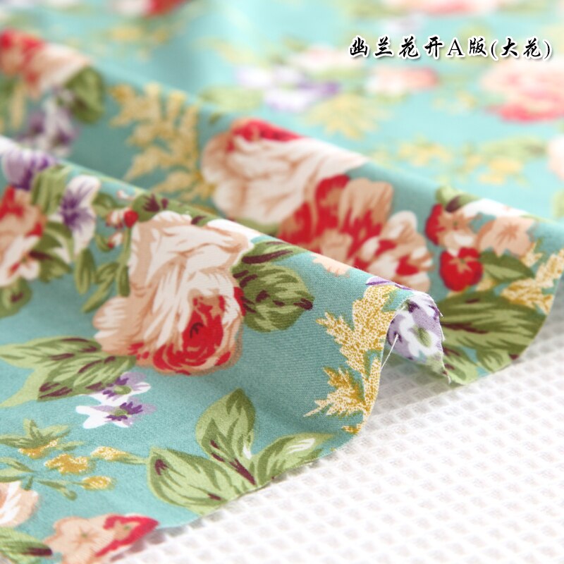 100cm * 160 cm/teil, alle baumwolle Köper stoff, kleine garten blume kleidung, bettwäsche, kissen stoff, DIY kleine handgemachte Material
