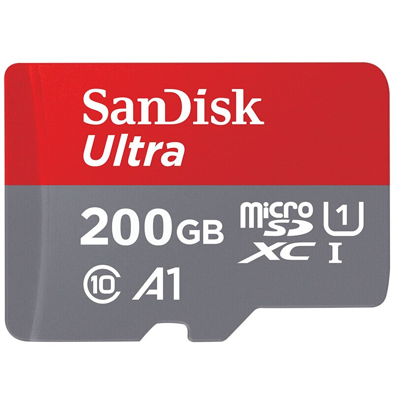 SanDisk karta MicroSD 128GB 256GB 512GB karta pamięci SDHC/SDXC 32GB 64GB karta Class10 TF dla smartfonów drony monitorowanie wideo: Ultra 200GB A1