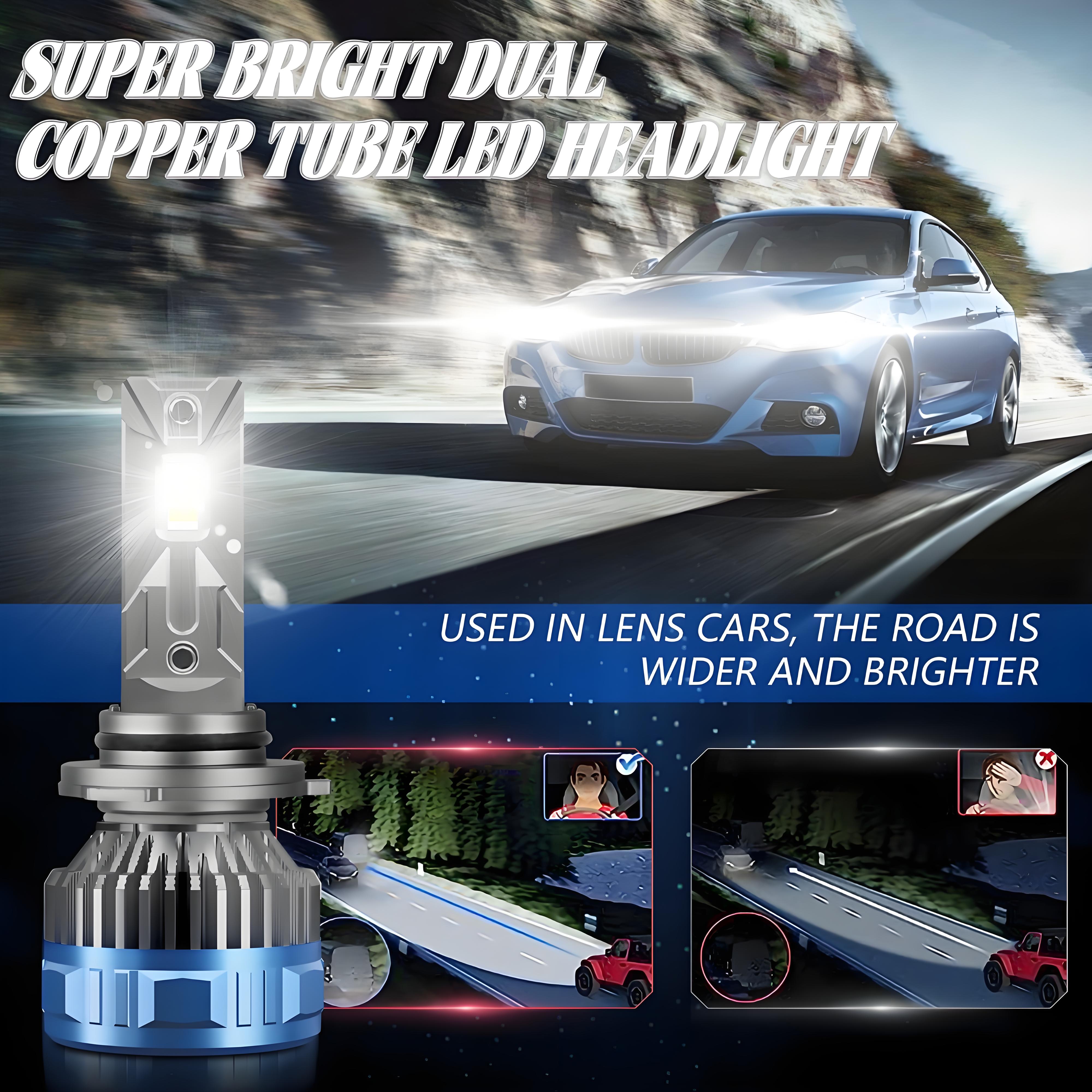 EAGLEVISION bombilla Led para faros delanteros para coches H4 Turbo Canbus 12v 24v 1800W lámpara de alta potencia HB3 HB4 9012 H1 H4 H7 H11 H13