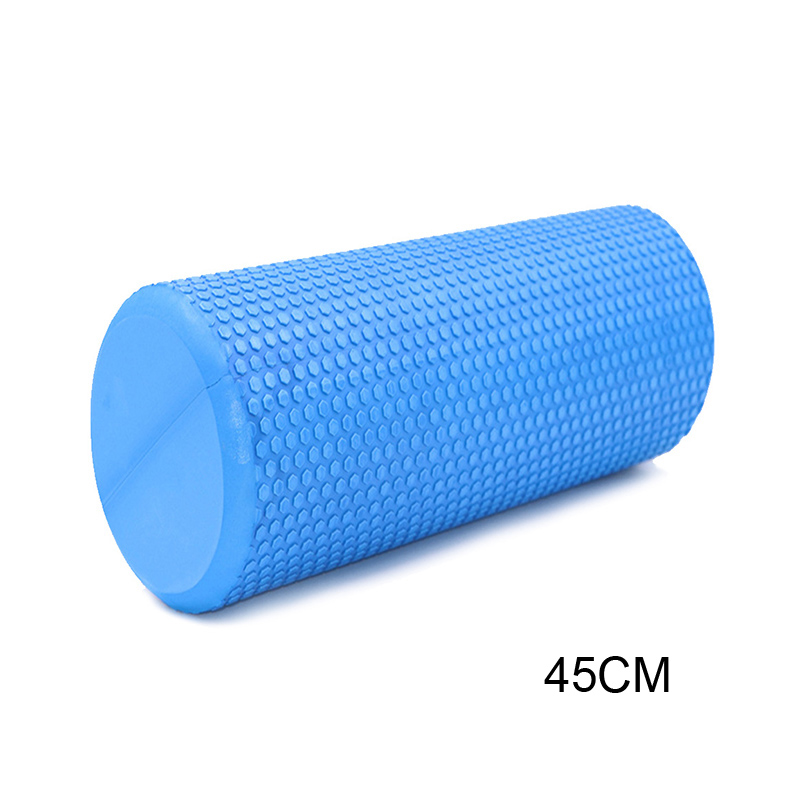 30/45/60 Cm Eva Yoga Yoga Kolom Schuim Yoga Pilates Fitness Foam Roller Sport Trein Gym massage Oefening Ontspannen Foam Rolls: Blue-1