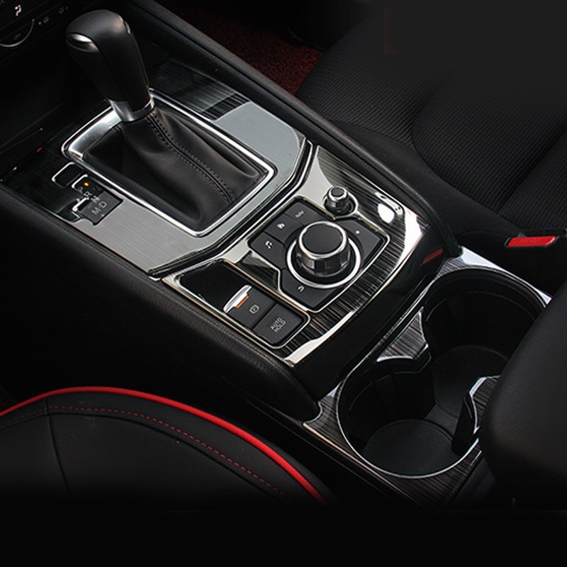 Für Mazda Cx-5 Cx5 Kf Lhd Auto Getriebe Schicht Kasten Tafel Abdeckung Aufkleber trimmen Streifen Garnieren Schutz Auto-Styling (Tasse H