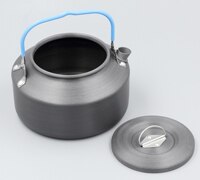 Bule de café chá ultra-ligh, 0,7l, portátil, de alumínio, para acampamento, caminhadas, chaleira de água